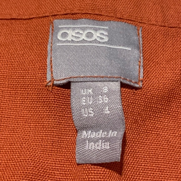 ASOS Midi Buttoned Split Front Hem Skirt - Picture 5 of 10